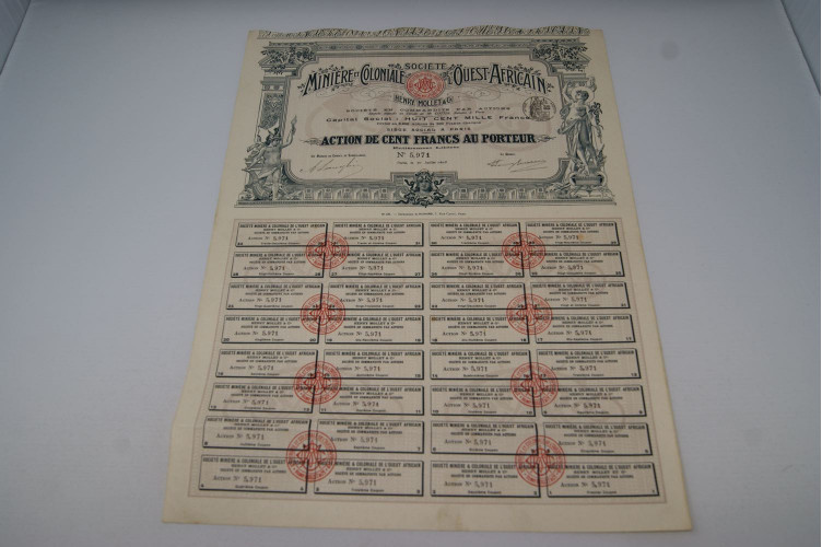 Société minière et coloniale de l'Ouest Africain Henry Mollet & Cie.