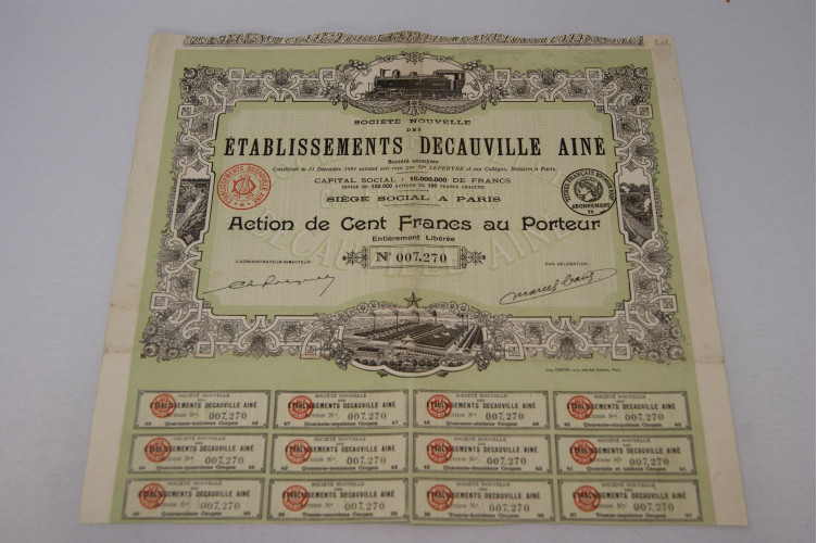 Société nouvelle des établissements Decauville Ainé