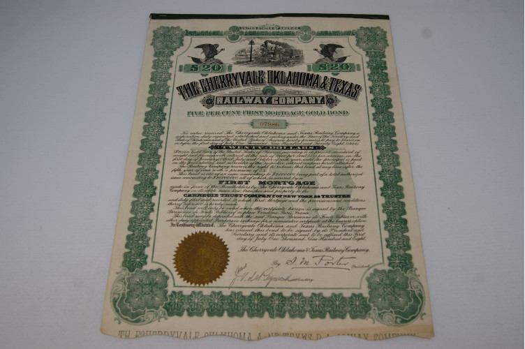 The Cherryvale Oklahoma & Texas Railway Company