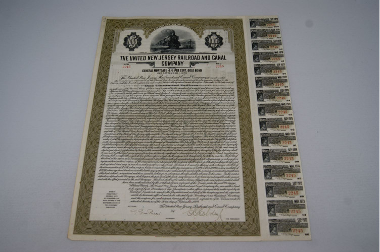 The United New Jersey railroad and canal company