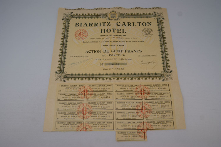 Biarritz Carlton Hotel