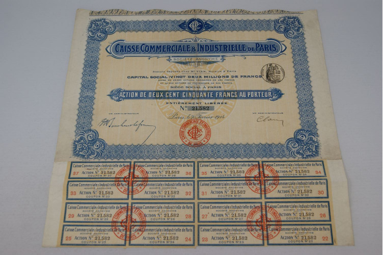 Caisse commerciale et industrielle de Paris