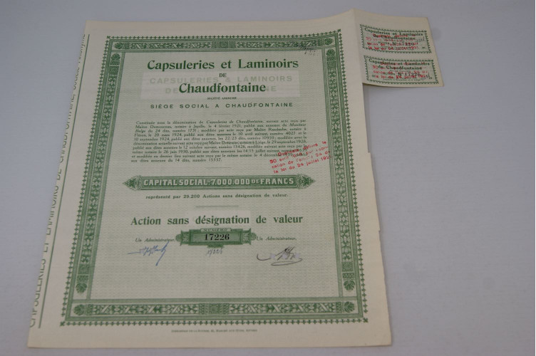 Capsuleries et Laminoirs de Chaudfontaine