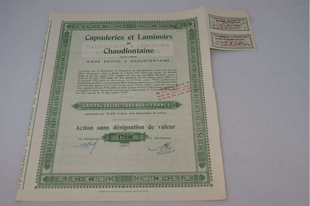 Capsuleries et Laminoirs de Chaudfontaine