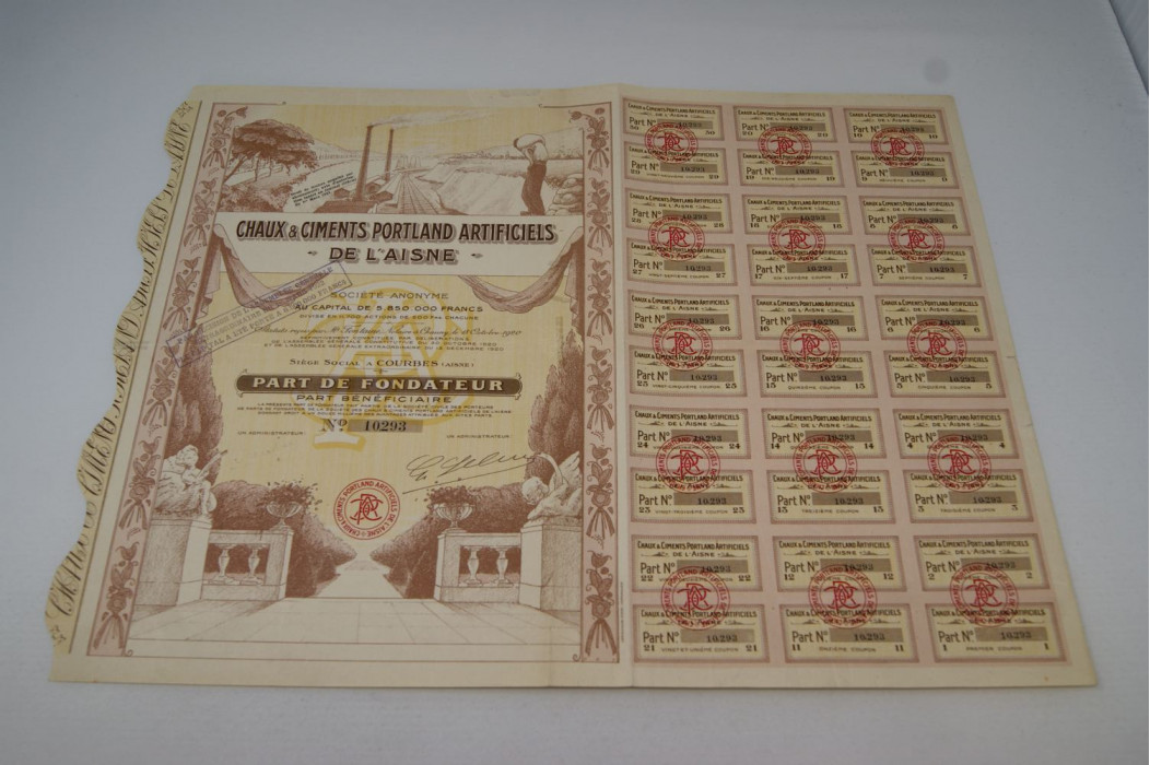 Chaux & Ciments Portland artificiels de l'Aisne