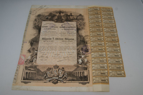 Chemins de fer directs Madrid et Saragosse à Barcelone