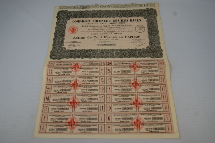 Compagnie Coloniale des Iles Banks