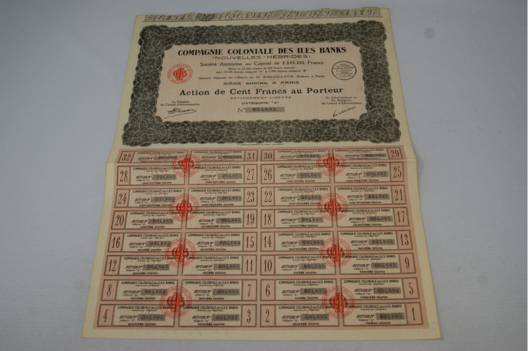 Compagnie Coloniale des Iles Banks