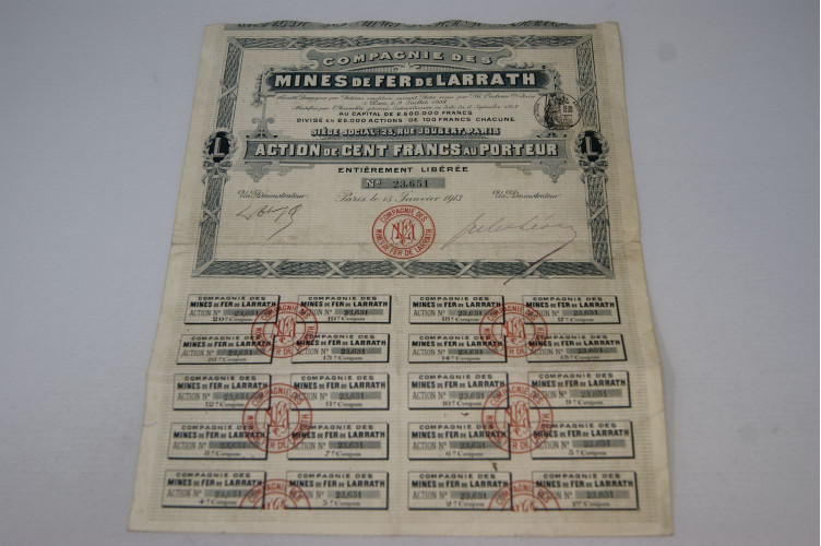 Compagnie des mines de fer de Larrath