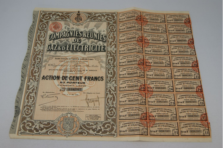 Compagnies réunies de gaz & éléctricité