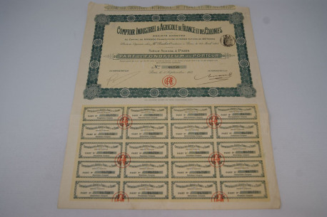 Comptoir industriel & agricole de France et des Colonies