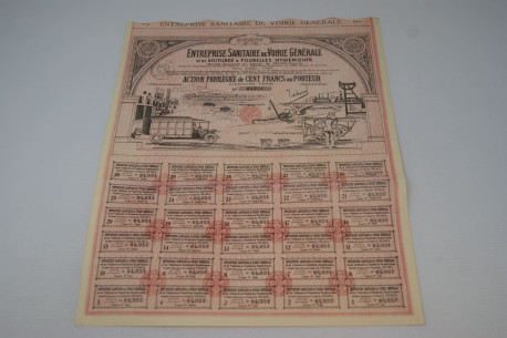 Entreprise sanitaire de voirie générale et de voitures et poubelles hygiéniques