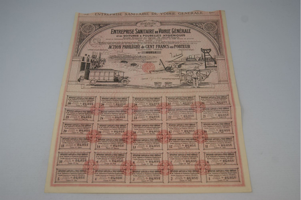 Entreprise sanitaire de voirie générale et de voitures et poubelles hygiéniques