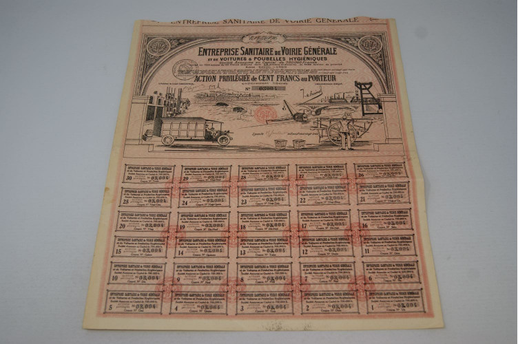 Entreprise sanitaire de voirie...