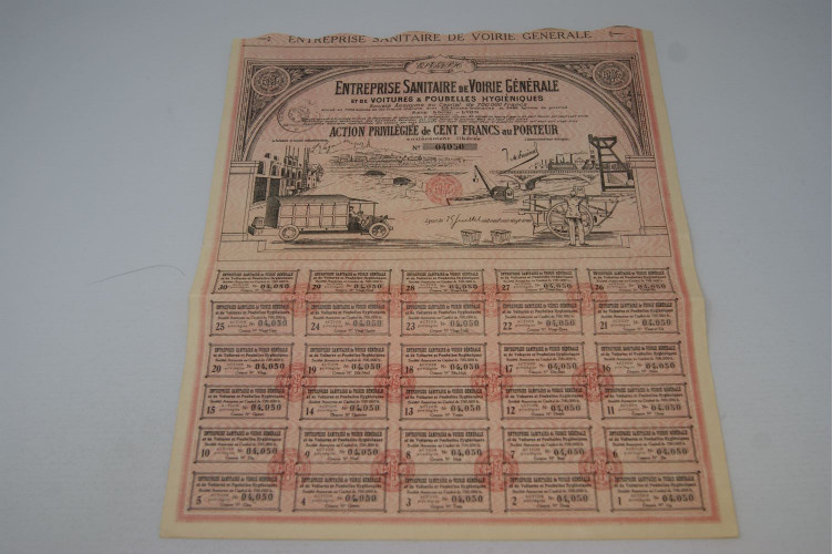 Entreprise sanitaire de voirie...