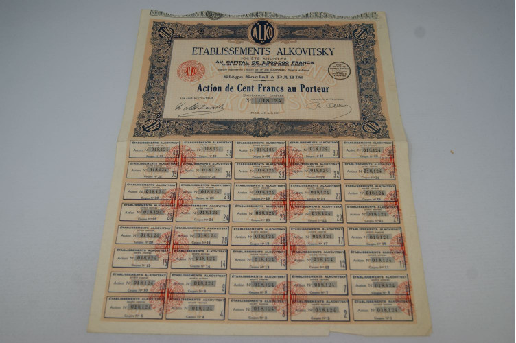 Établissements Alkovitsky