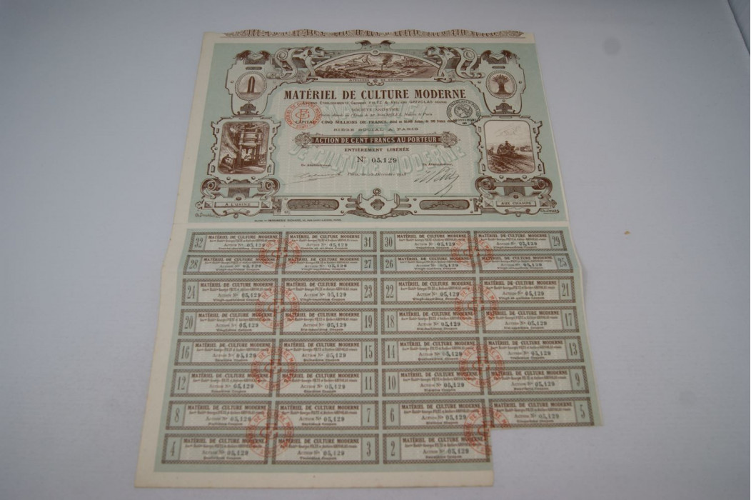 Matériel de culture moderne