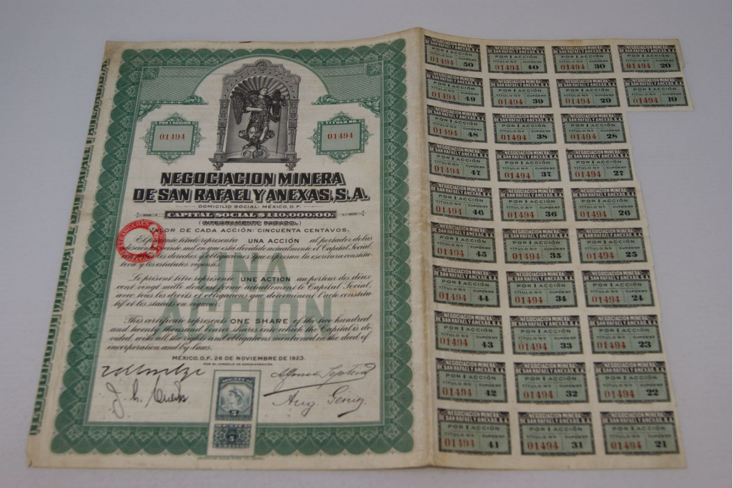 Negociacion Minera de San Rafael y anexas S.A