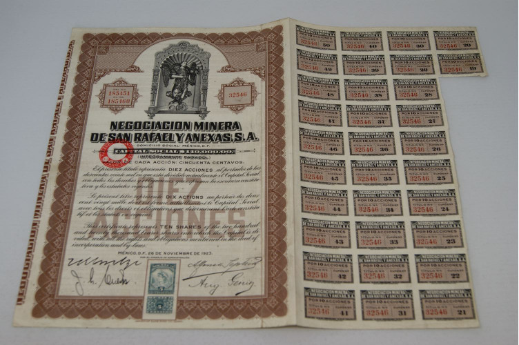 Negociacion Minera de San Rafael y...