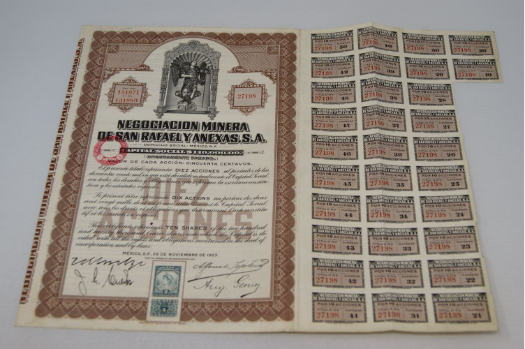 Negociacion Minera de San Rafael y...