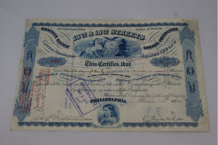 Passenger Railway Company of...