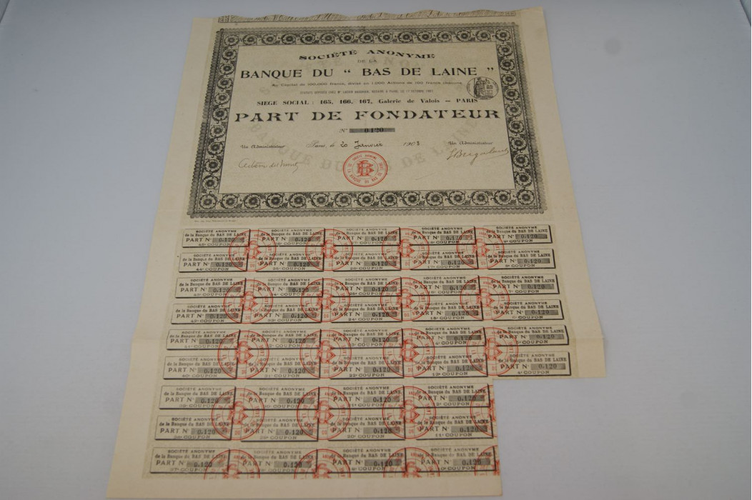 Société anonyme de la banque du Bas de Laine