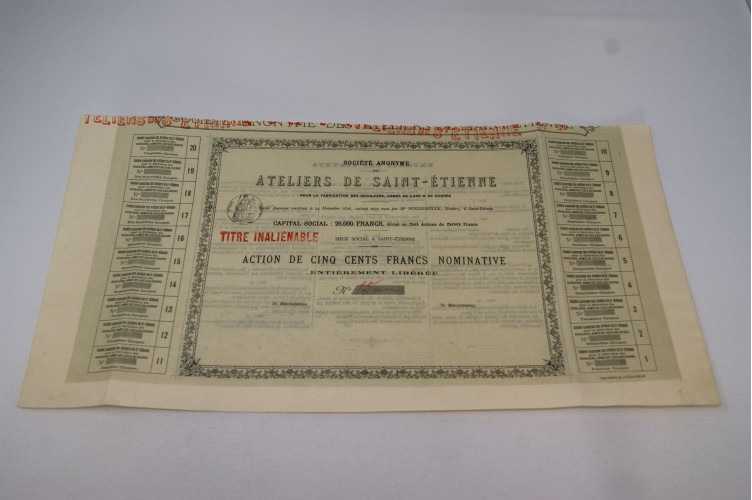 Société anonyme des ateliers de Saint...