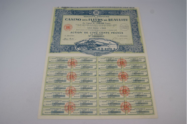 Société anonyme des Casinos des...
