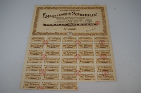 Société anonyme des établissements Soehnlin