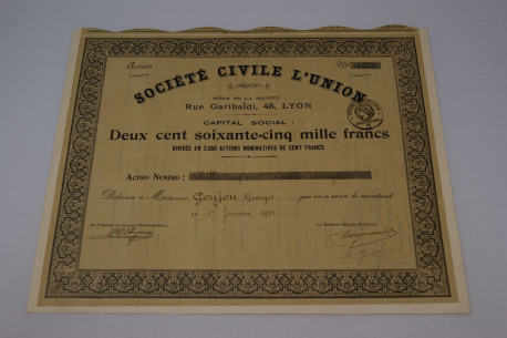 Société civile L'Union