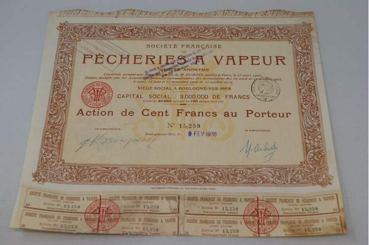 Société française de pêcheries à vapeur