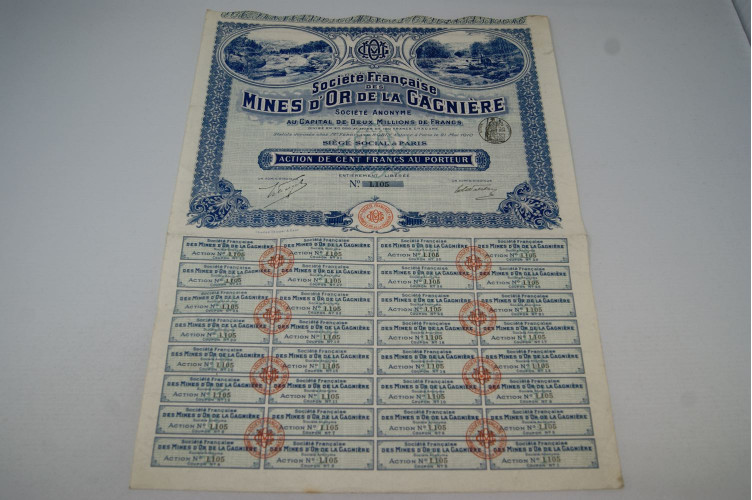Société française des mines d'or de la Gagnière