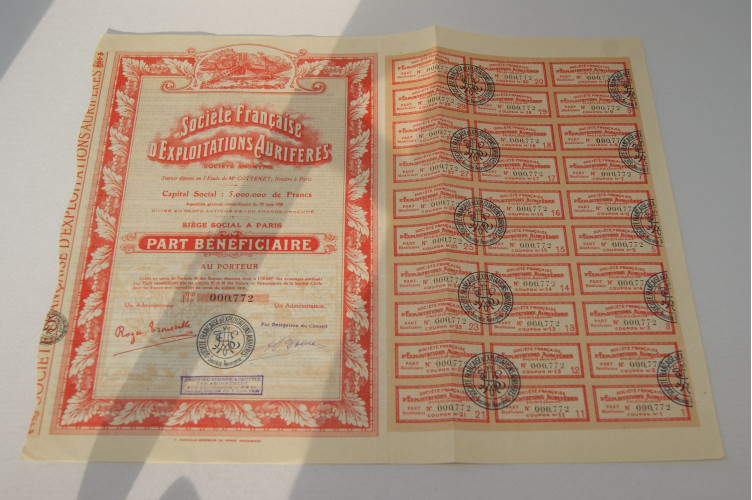 Société française d'exploitations aurifères