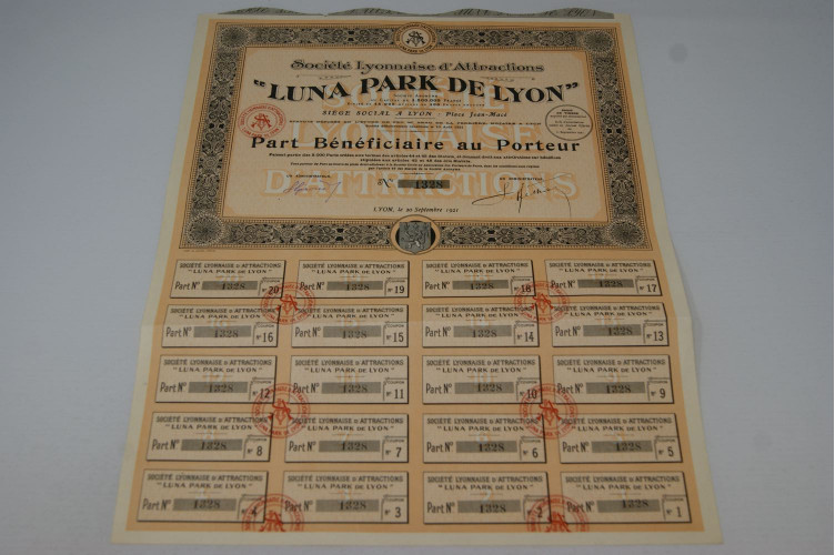 Société lyonnaise d'attractions Luna Park de Lyon