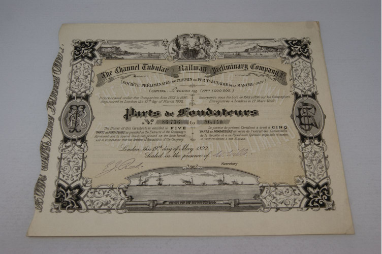 The Channel Tubular Railway Preliminary Company Ltd.