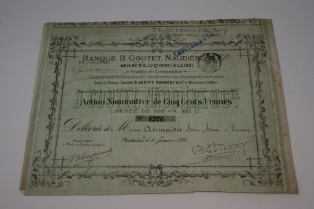 Banque B. Goutet Naudière & Cie