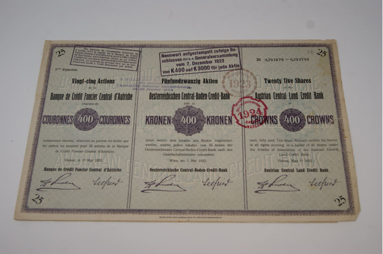 Banque de crédit foncier central d'Autriche