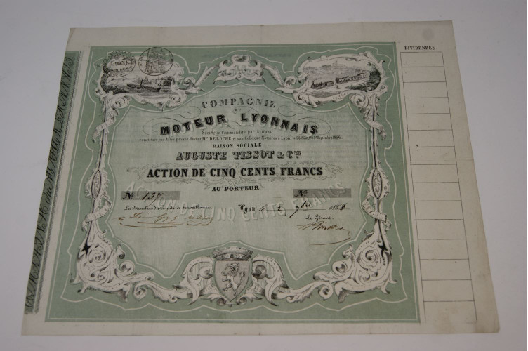 Compagnie du moteur lyonnais Auguste Tissot et Cie.