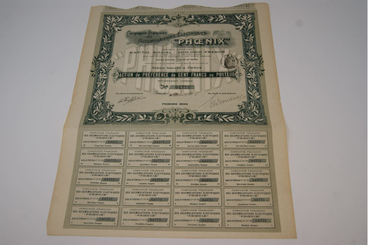 Compagnie française des accumulateurs éléctriques Phoenix