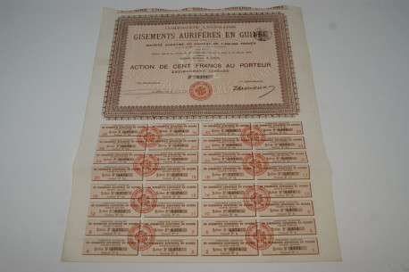 Compagnie lyonnaise de gisements aurifères en Guinée