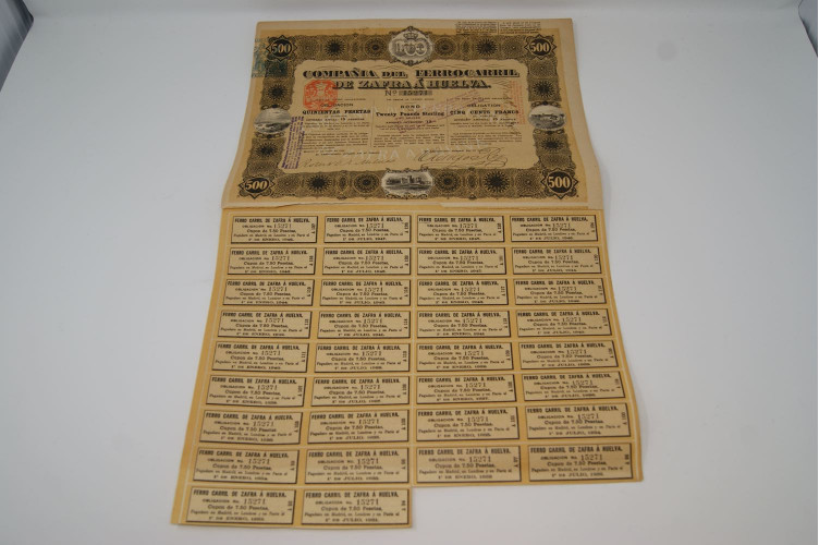 Compañia del ferrocarril de Zafra a...