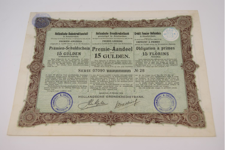 Crédit foncier Hollandais à Amsterdam