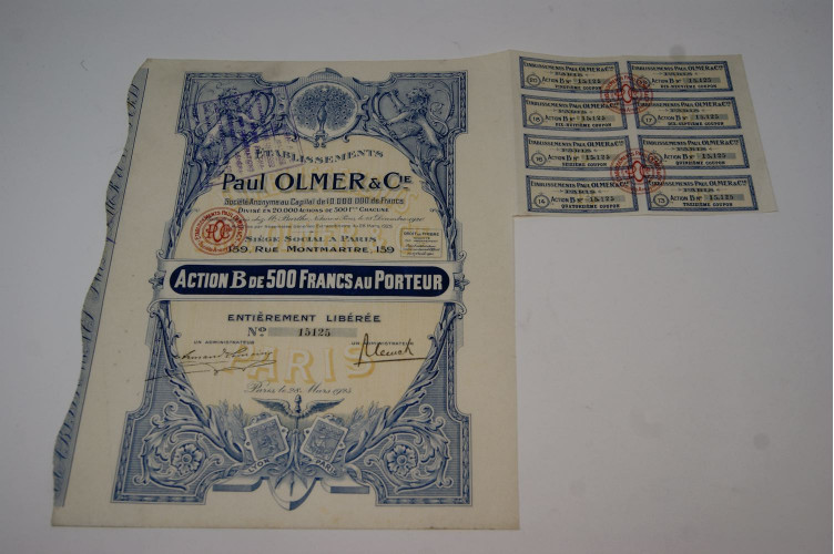 Etablissements Paul Olmer & Cie.