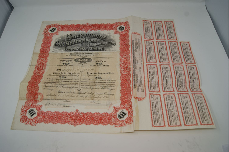 Government gold mining areas (modderfontein) Consolidated Limited