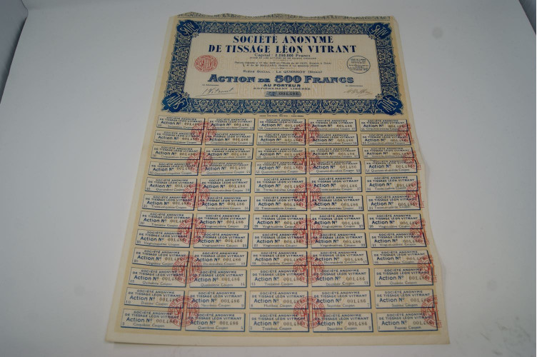 Société anonyme de tissage Léon Vitrant