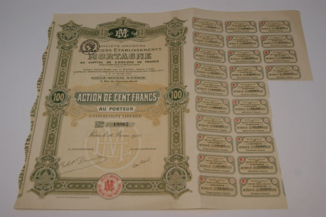 Société anonyme des Anciens Etablissements Mortagne