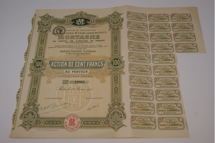 Société anonyme des Anciens Etablissements Mortagne