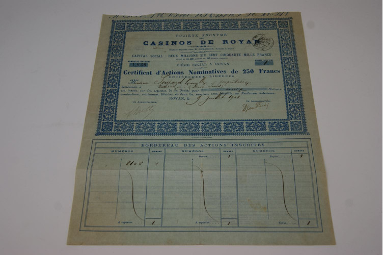 Société anonyme des Casinos de Royan