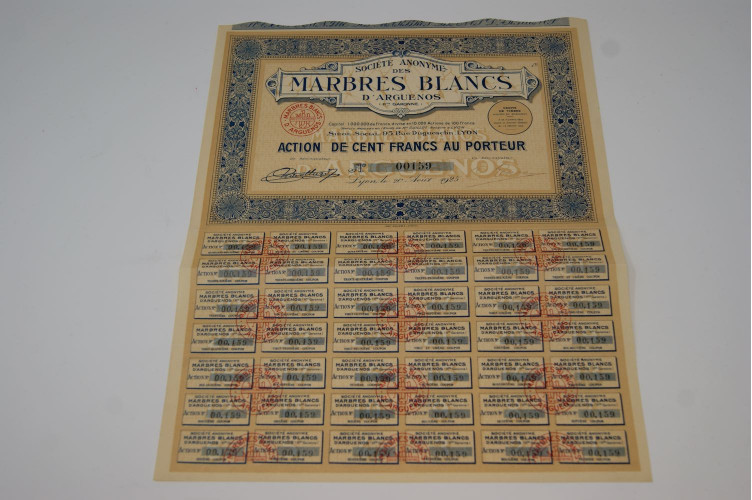 Société anonyme des marbres blancs...