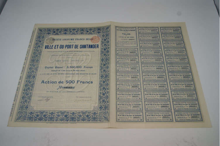 Société anonyme franco-belge de la ville et du port de Santander